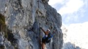 Ferrata Bert Rinesch na Grosser Priel v Totes Gebirge