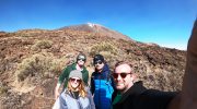 Sopka Pico del Teide