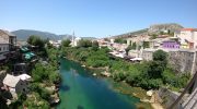 Výhled z mostu Mostar